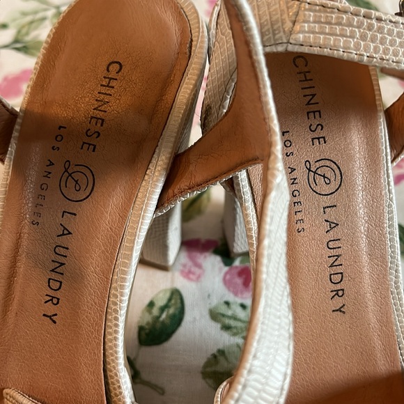 Chinese Laundry light beige high-heeled shoes - Picture 3 of 6